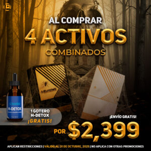 4 Act Comb + 1 Goteros H-DETOX