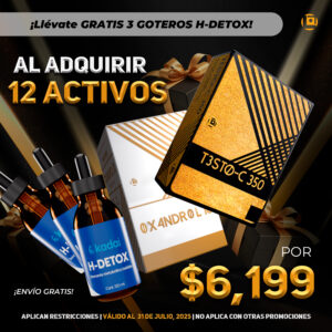 12 Activos + 3 H-DETOX
