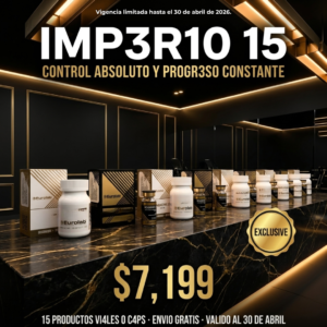 15 Viales / Caps por $7,199