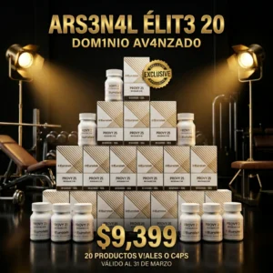 20 Viales / Caps por $9,399